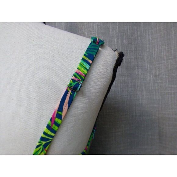 Women's Lands' End Bust Minimizer UPF 50 Squareneck Underwire Tankini Top, Sz. 4 - Picture 7 of 10